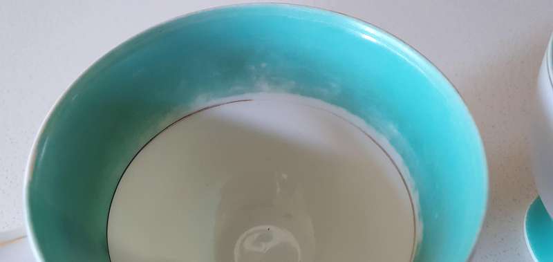Two vintage blue Princess cups as per photos