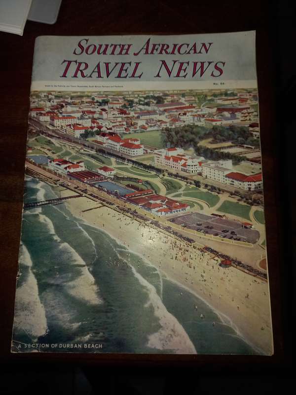 South African Travel News - vintage magazine 1935