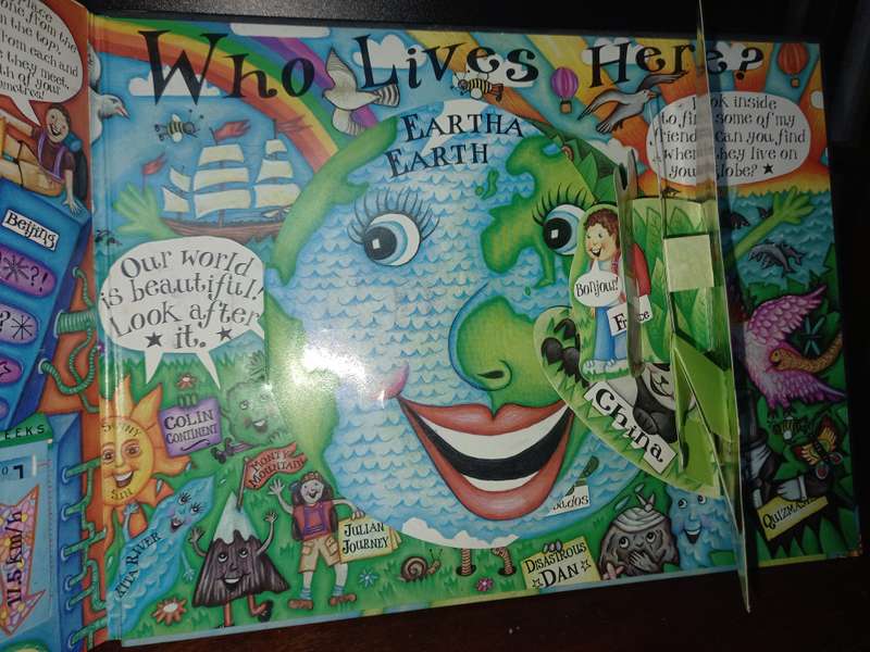 Two children's pop-up books (educational)