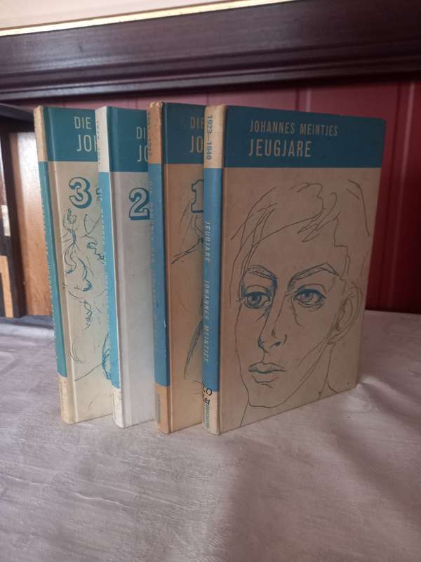 Die Dagboek van Johannes Meintjies en Jeugjare (geteken) volledig stel van 4