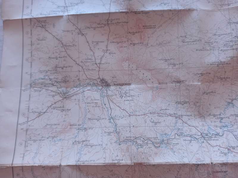 Harrismith map - Geographical Section, General Staff, Orange Free State Reconnaissance series 1912