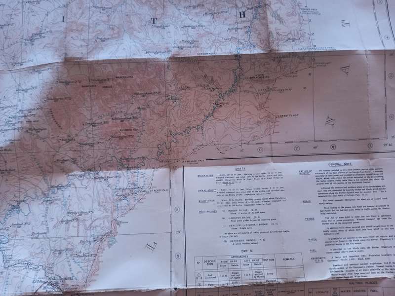 Harrismith map - Geographical Section, General Staff, Orange Free State Reconnaissance series 1912