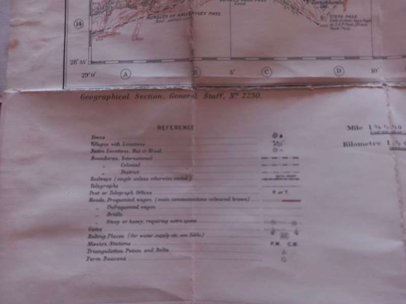 Harrismith map - Geographical Section, General Staff, Orange Free State Reconnaissance series 1912