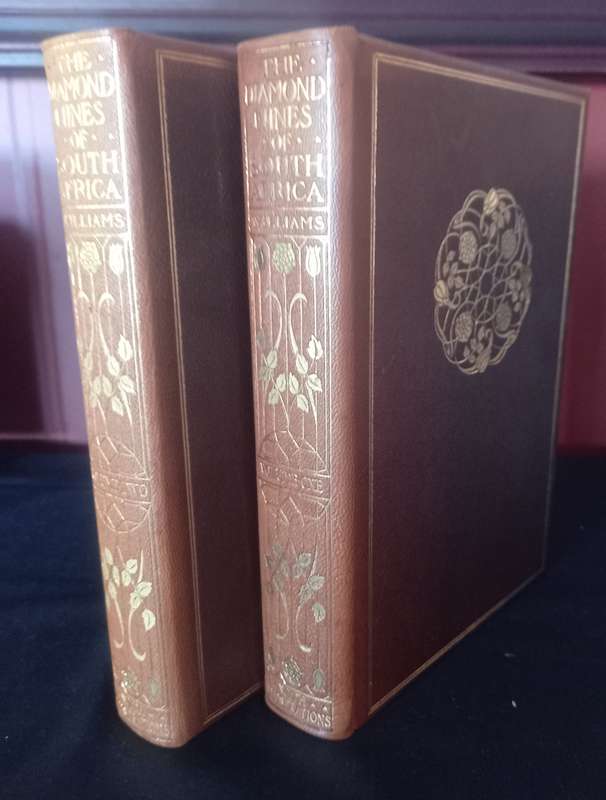 The Diamond Mines of South Africa (Gardner F. Williams) Authors edition SIGNED, two volumes