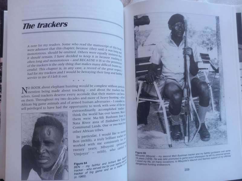 Mahohboh- Elephants and Elephant Hunting in South Central Africa, SIGNED copy