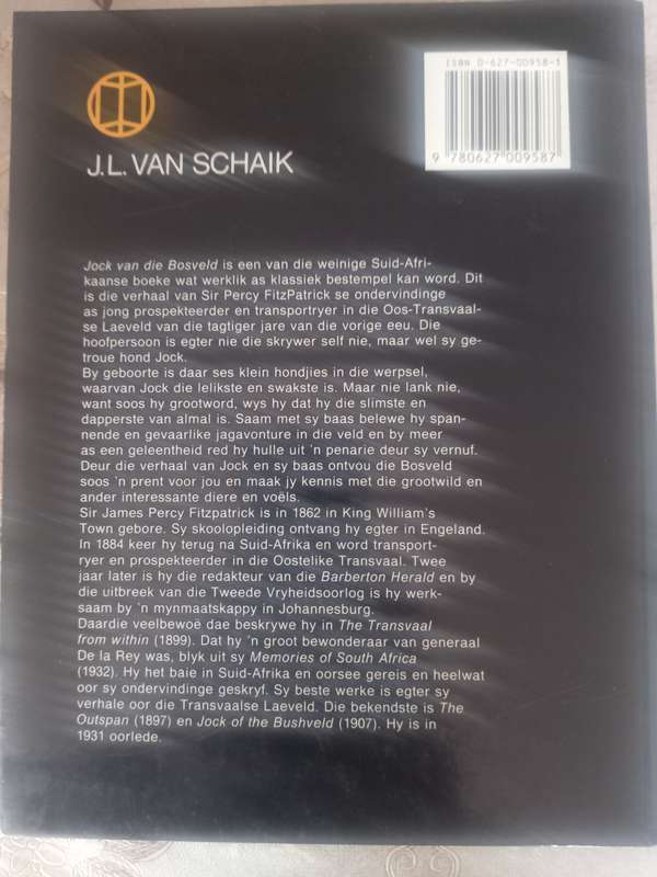 Jock van die Bosveld - Sir Percy FitzPatrick