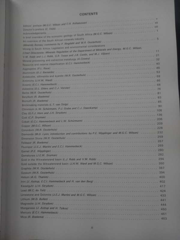 The Mineral Resources of South Africa
