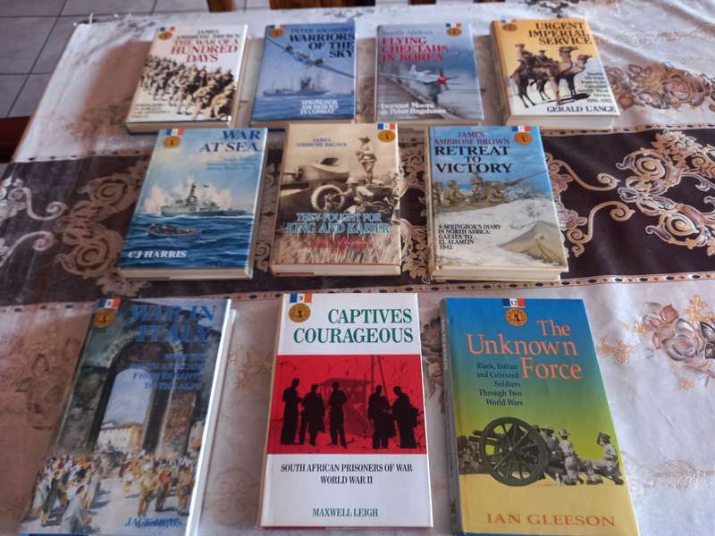 South Africans At War series, 10 of the 12 volumes