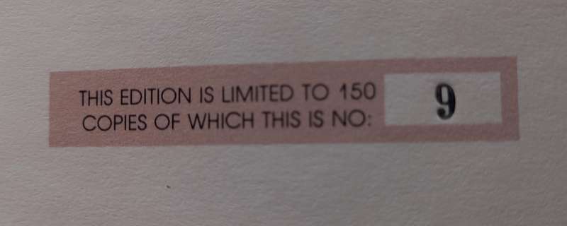 Via SWA - Bill Parker, Limited edition of 150 copies