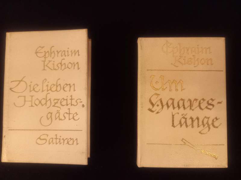 Two miniature books -  Ephraim Kishon, Scarce!