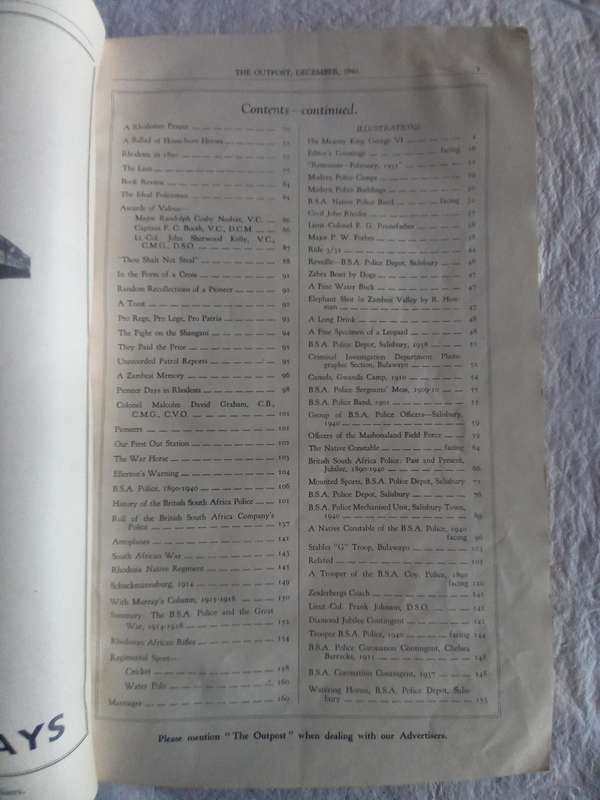 "The Outpost"  1890-1940 Jubilee and Christmas number 1940