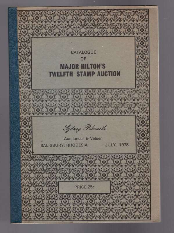 Catalogue of Major Hilton's Twelfth Stamp Auction (1978)