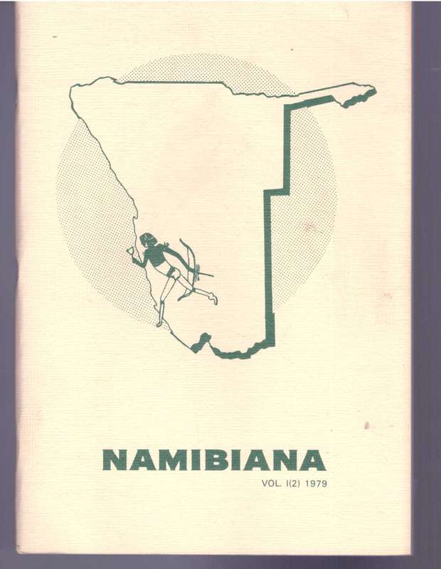 Namibiana SWA Scientific Society   Vol. I (2) 1979