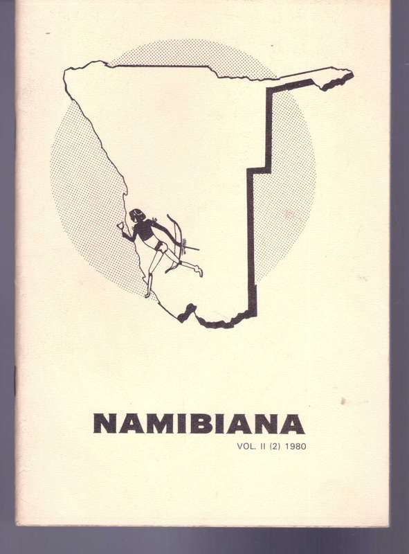 Namibiana SWA Scientific Society   Vol. II (2) 1980
