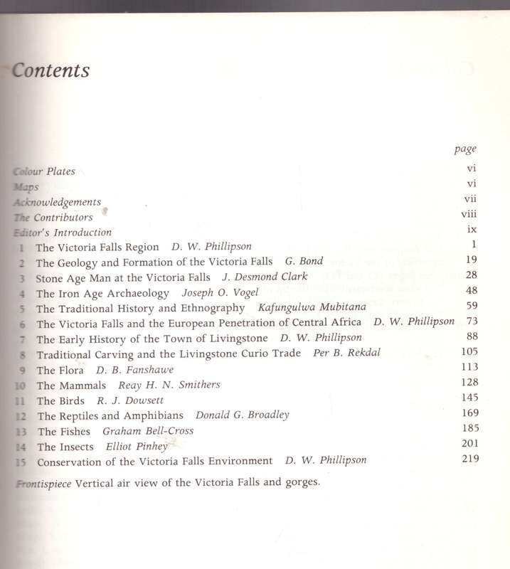 Mosi-oa-Tunja A Handbook to the Victorian Falls Region