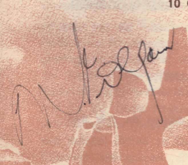 Herdenkingsprogram onthulling van die Burgergedenkteken Platrand Ladysmith 10 Okt. 1979, SIGNED