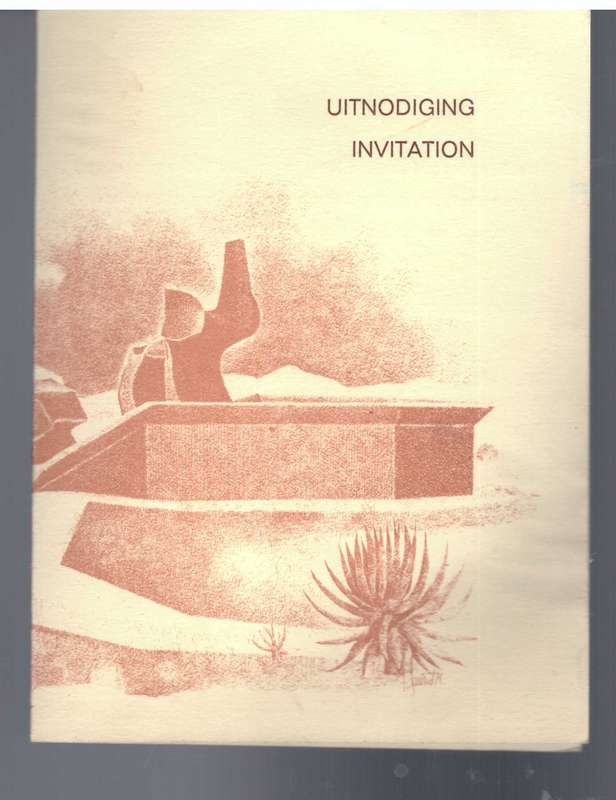 Herdenkingsprogram onthulling van die Burgergedenkteken Platrand Ladysmith 10 Okt. 1979, SIGNED