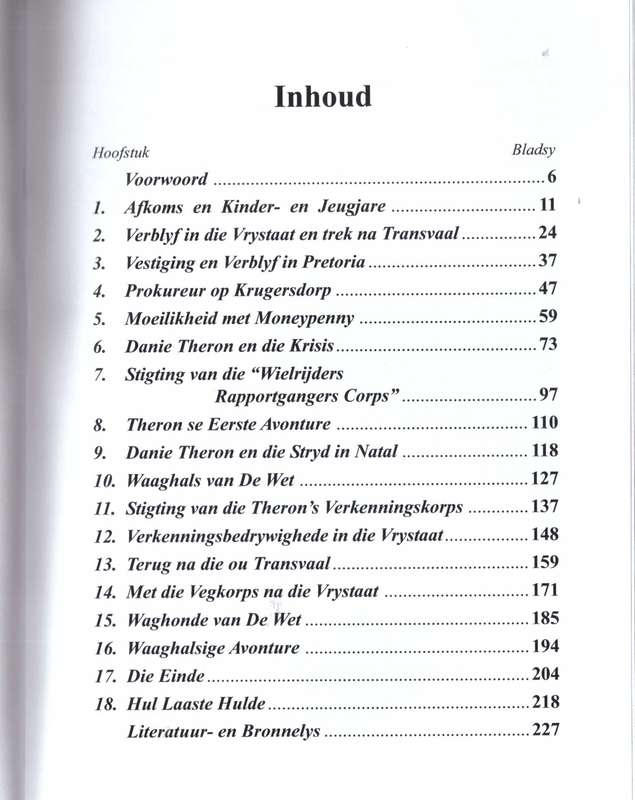 Komdt. Danie Theron, Baasverkenner van die Tweede Vryheidsoorlog,  (J.H. Breytenbach)