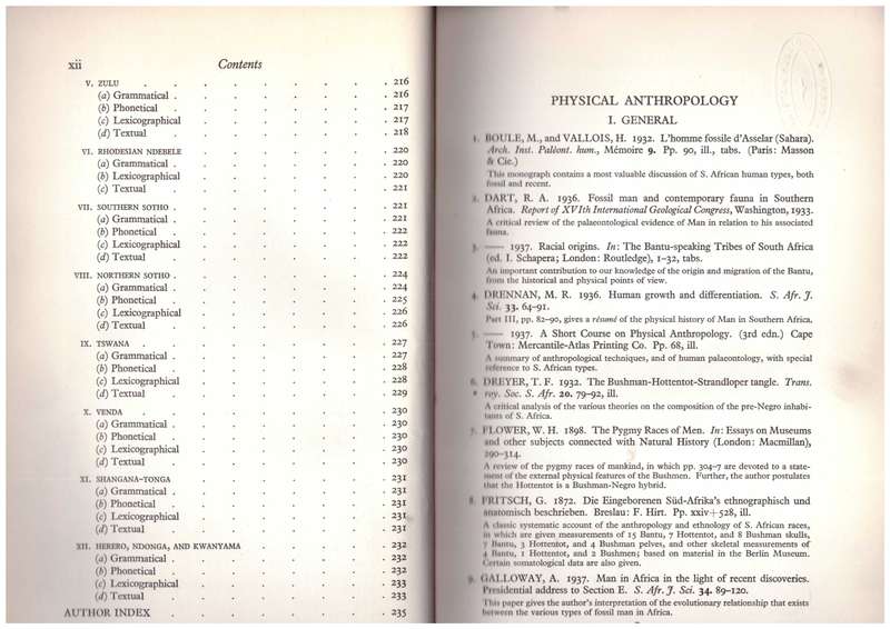 Selected Bibliography of Southern African Native Life and Problems ( I. Shapera)