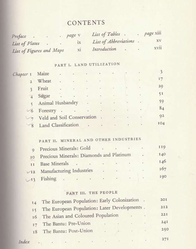 Southern Africa A Geographical study - Volume II Economic and Human Geography