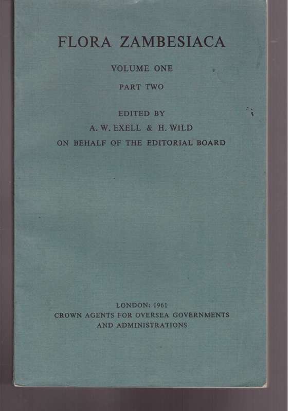Flora Zambesiaca - Volume one, Part two