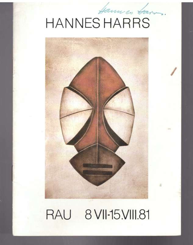 Hannes Harrs - exhibition booklet - SIGNED by Harrs