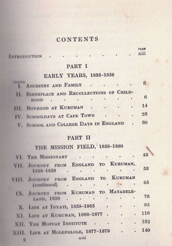 John Smith Moffat, C.M.G. Missionary,  A Memoir