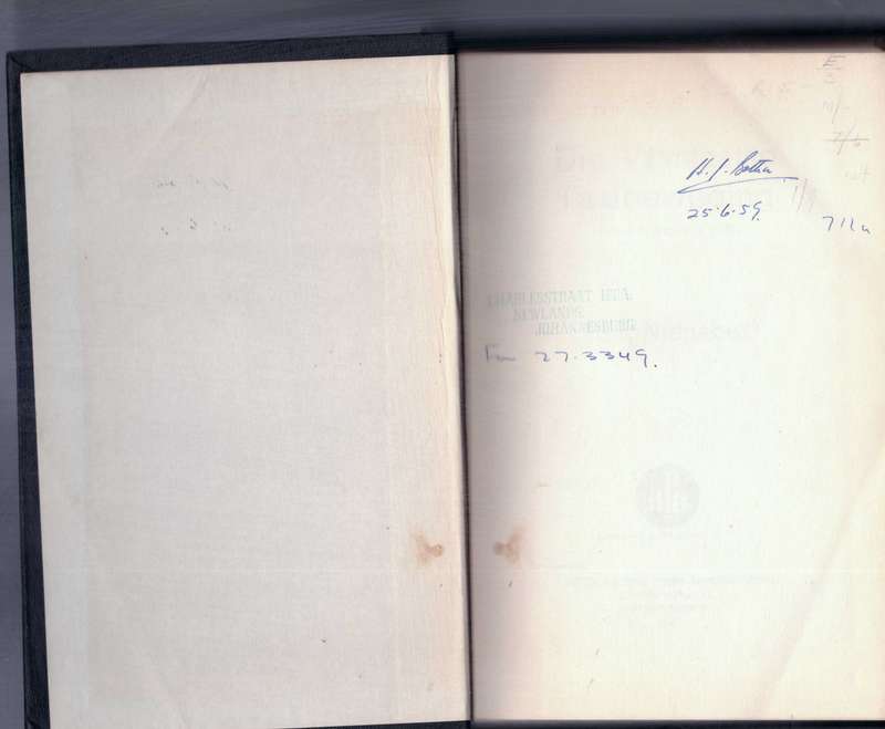 Die Vrystaatse Taalbeweging (1900 tot ongeveer 1920)  PJ Nienaber