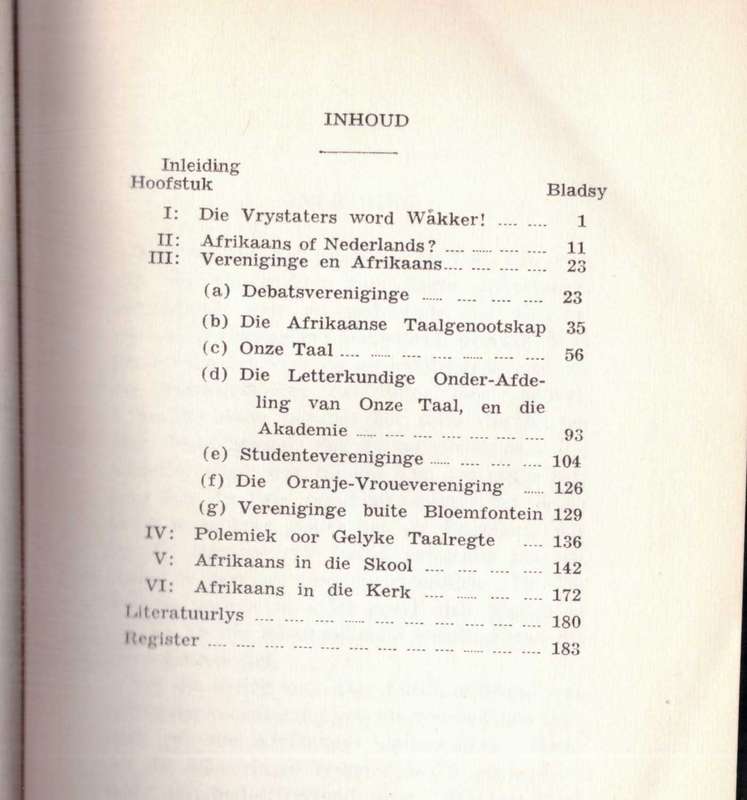 Die Vrystaatse Taalbeweging (1900 tot ongeveer 1920)  PJ Nienaber