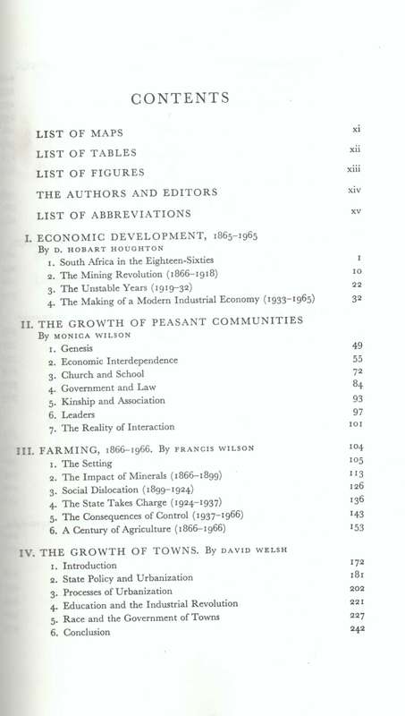 The Oxford History of South Africa , volume 2 - 1870-1966