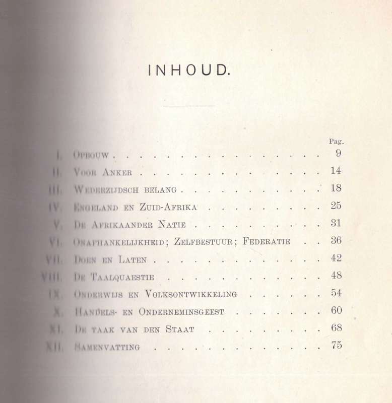Nederland en Zuid-Afrika, De verhouding na den oorlog (1903)