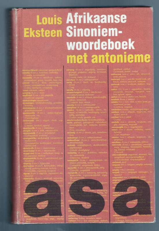 Afrikaans Sinoniemwoordeboek met antonieme