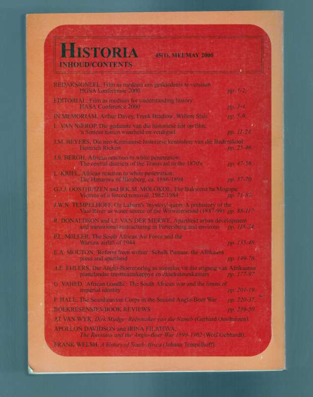 Historia Mei / May 2000