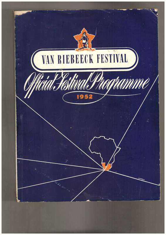 Van Riebeeck Festival Official Festival Programme, 1952