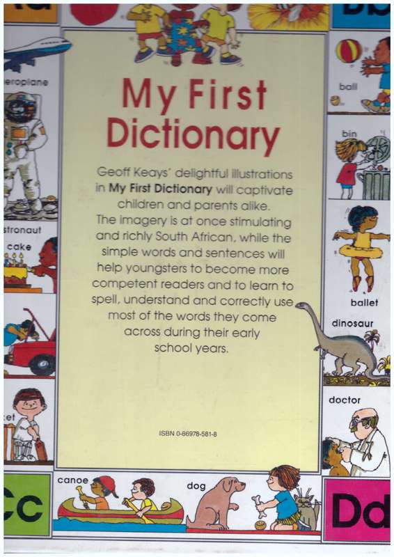 My first dictionary 1000 words for South African Boys and Girls