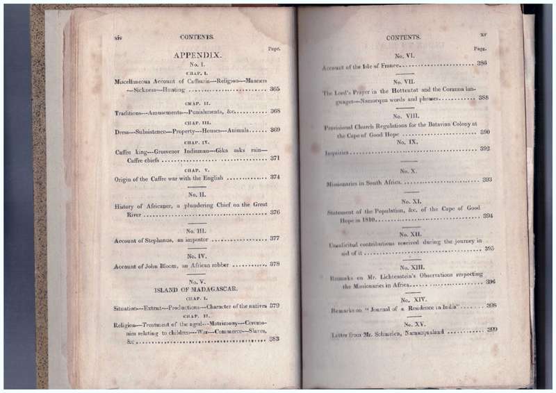 Travels in South Africa Undertaken at the Request of the Missionary Society (John Campbell) 1815