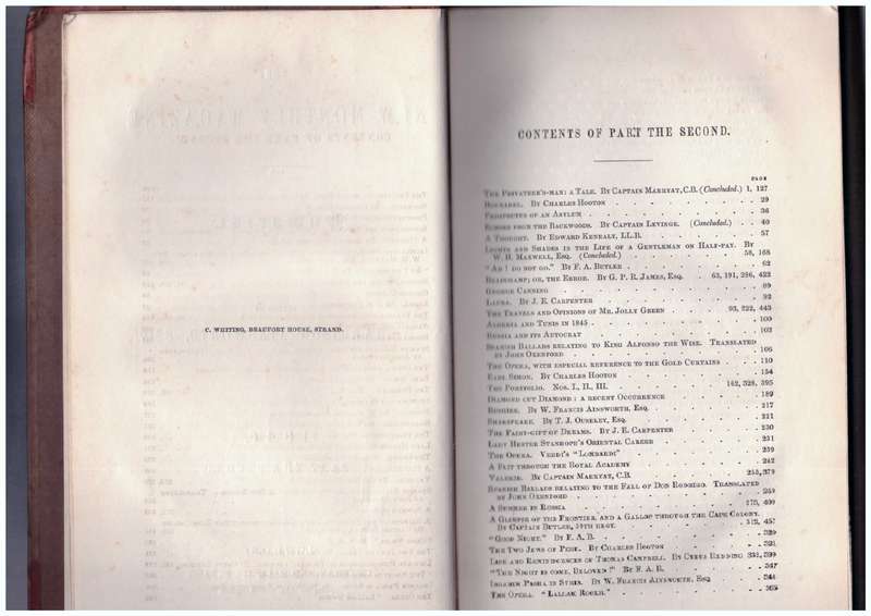 The New Monthly Magazine and Humorist - 1847 Part The Second