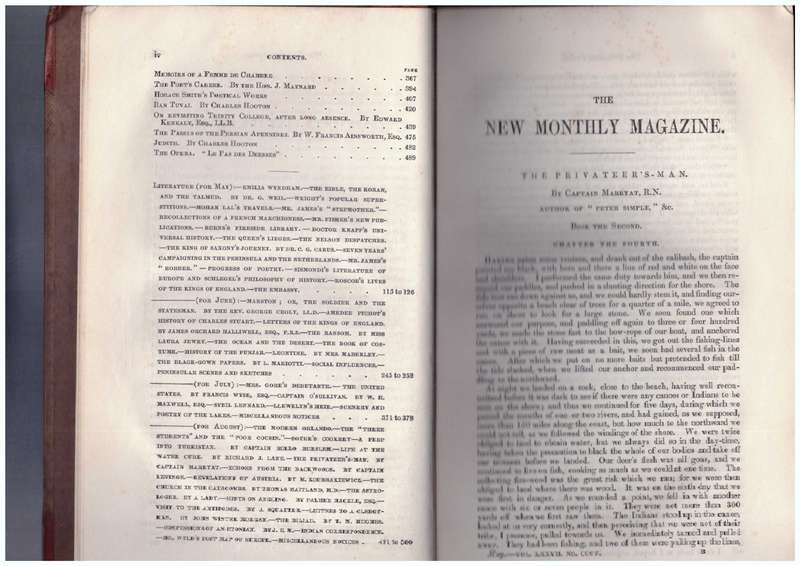 The New Monthly Magazine and Humorist - 1847 Part The Second