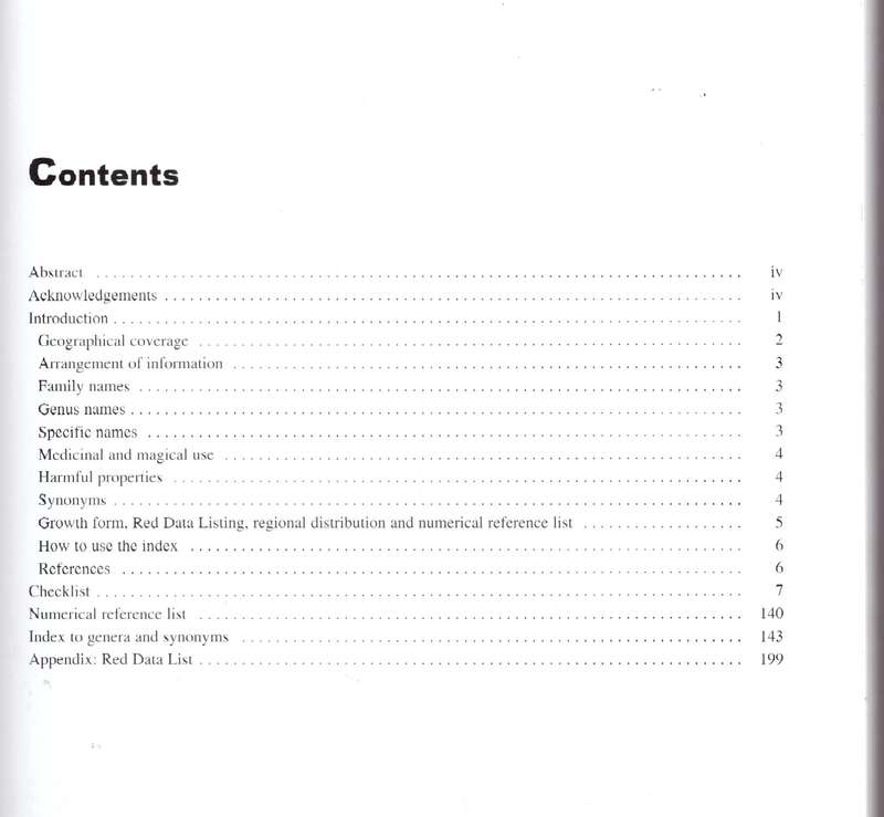 Medicinal and magical plants of Southern Africa: an annotated checklist
