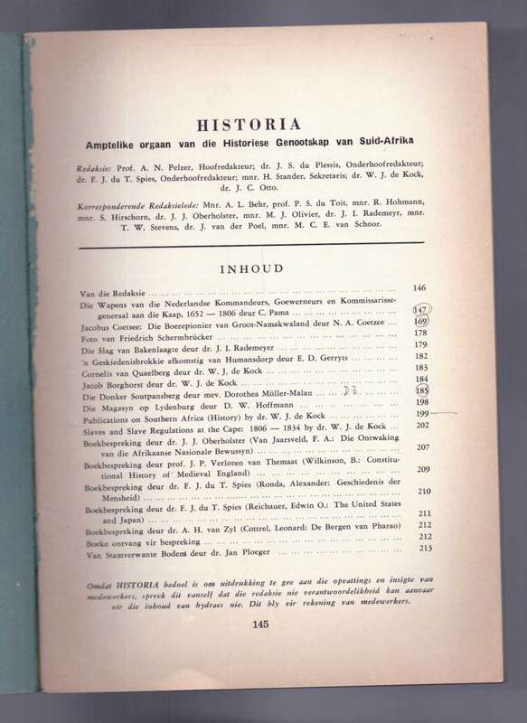 Historia September 1958 - Nr. 3