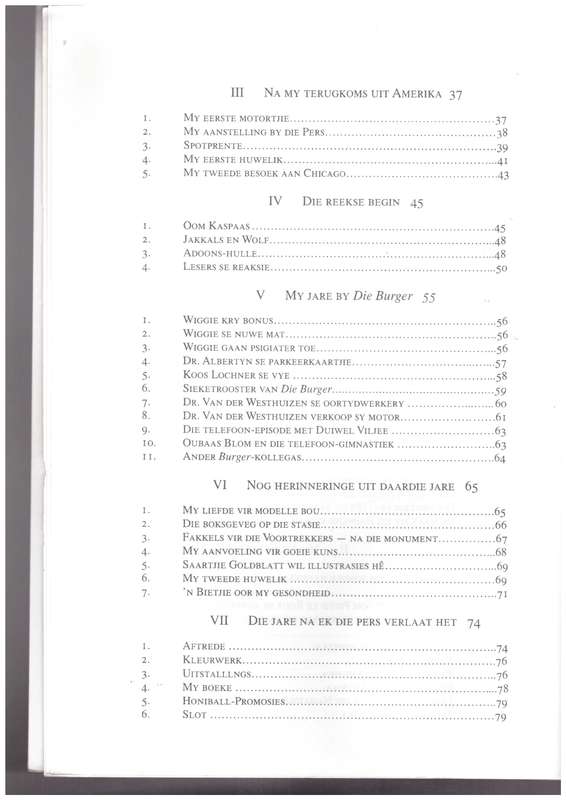 T.O. Honiball  Pen, Penseel en n Glimlag n Biografie
