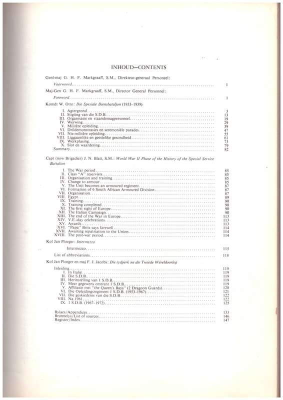 Die Spesiale Diensbataljon (1933-1973)