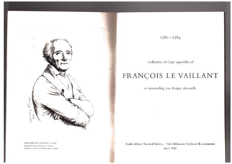 Francois le Vaillant - Collection / Versameling - Collection of Cape Aquarelles, 1781 - 1784