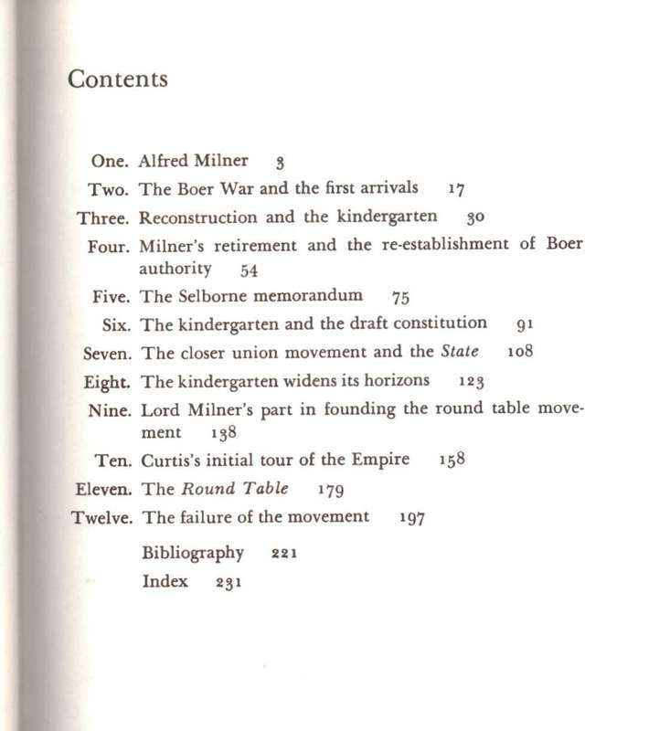 Milner's Young Men The "kindergarten" in Edwardian Imperial affairs