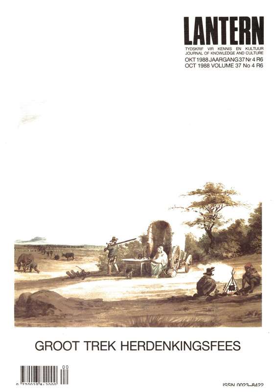Groot Trek Herdenkingsfees,   Lantern Journal, Oct 1988, volume 37, No 6