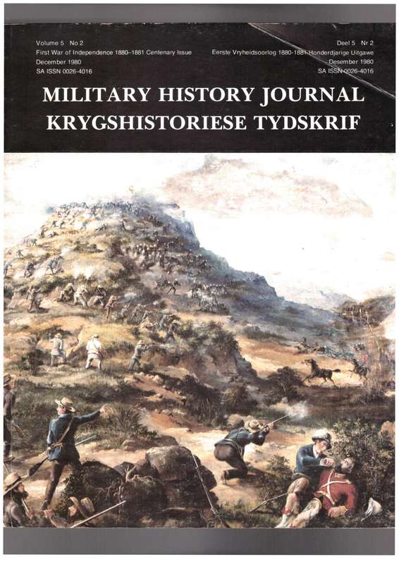Military History Journal / Krygshistoriese Tydskrif,  First War Independence 1980-81 Centenary Issue