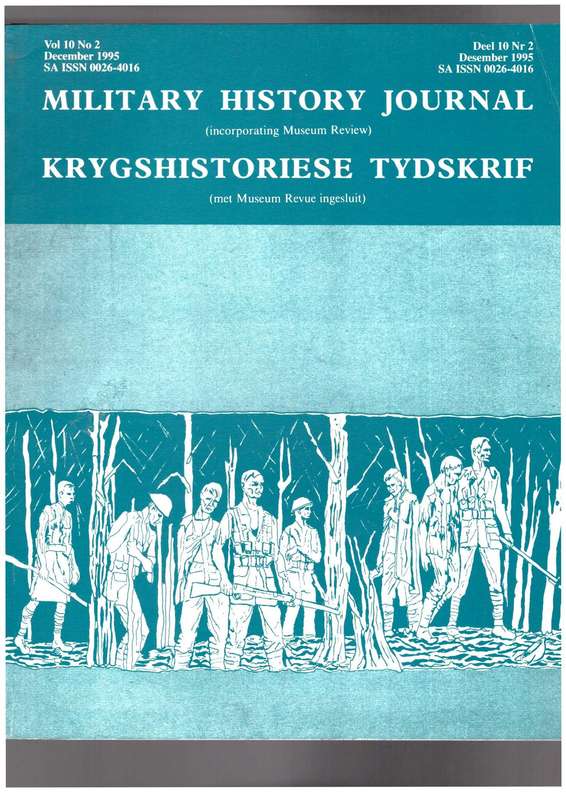 Military History Journal / Krygshistoriese Tydskrif,  Anglo-Boer War, SA Paratrooping, etc..