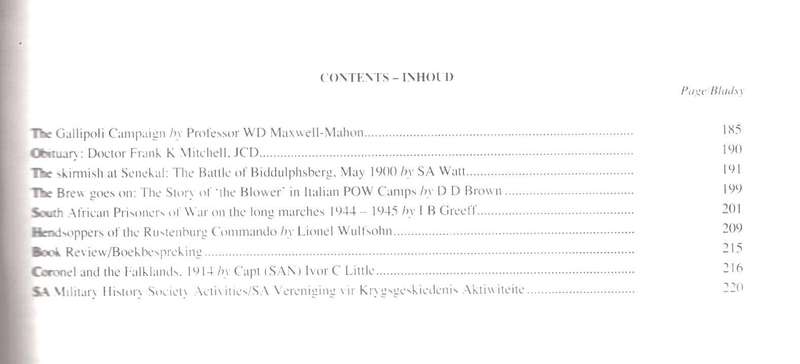 Military History Journal / Krygshistoriese Tydskrif, South African prisoners of war, Hendsoppers,