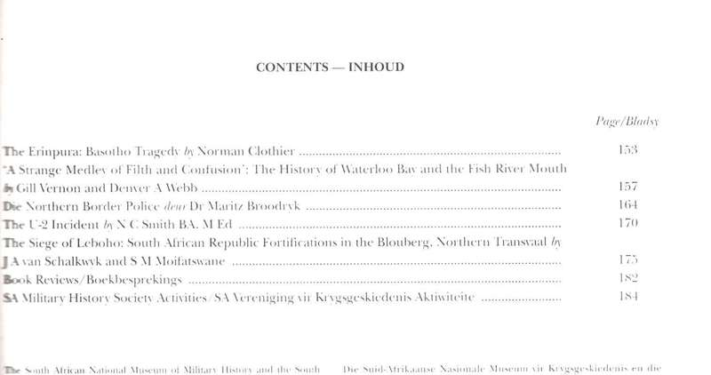 Military History Journal / Krygshistoriese Tydskrif,  The Siege of Leboho, Northern Border Police,