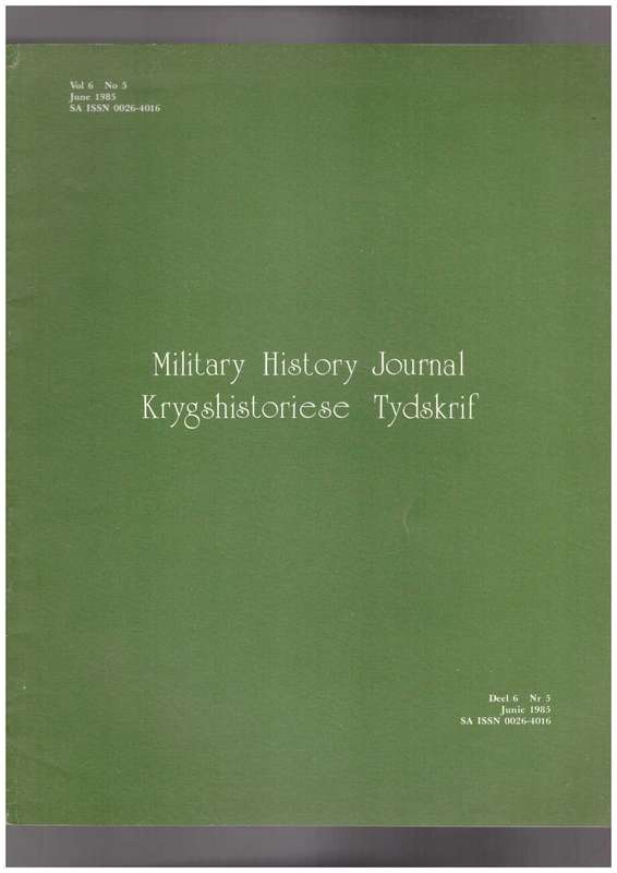 Military History Journal / Krygshistoriese Tydskrif,  Vrystaatse Vlugtelinge in Basoetoland, 1899